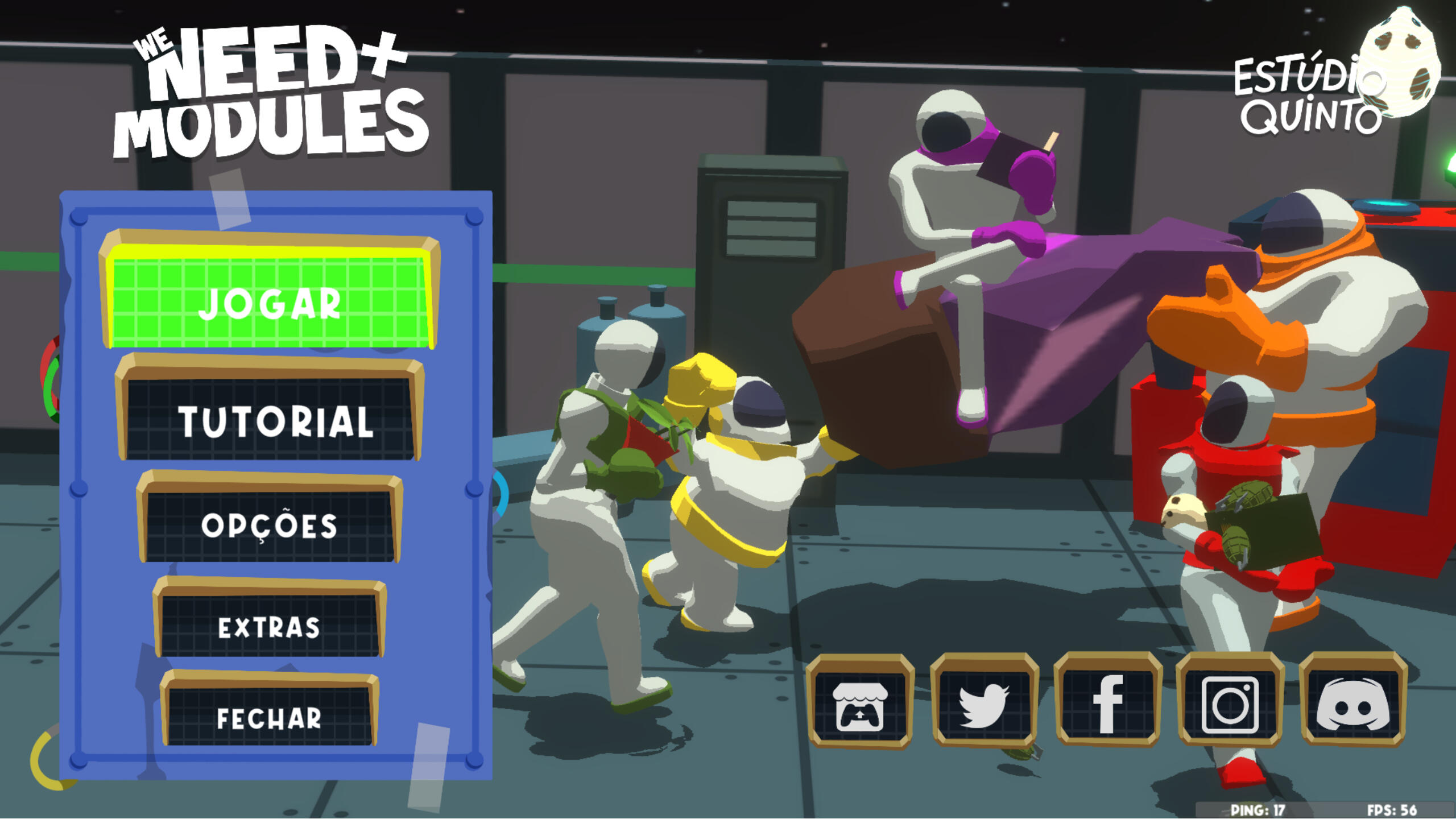 We Need More Modules - Main Menu