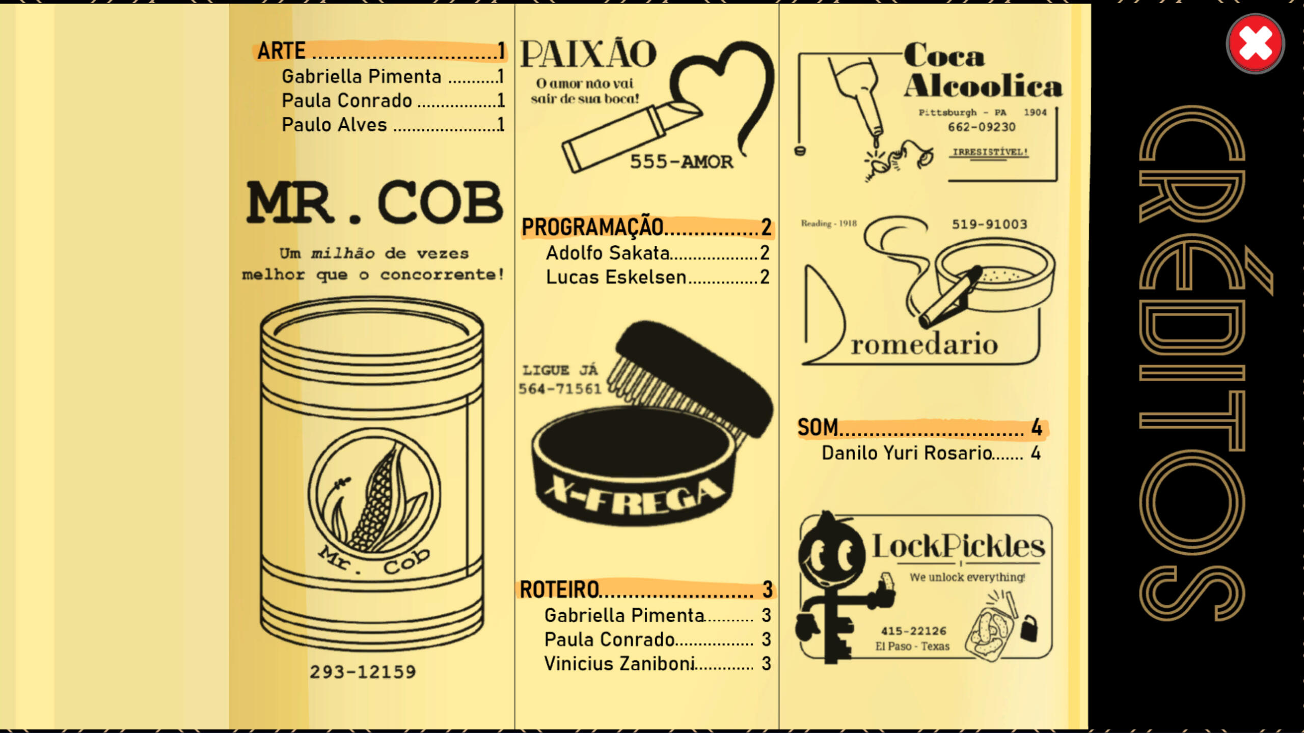 Telefonista - Credits